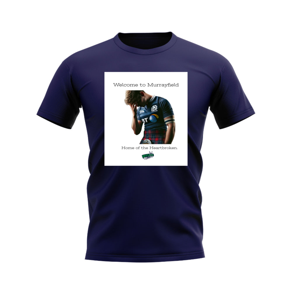 Welcome To Murrayfield T-Shirt (Navy)_0