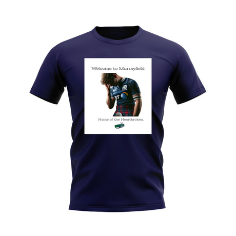Welcome To Murrayfield T-Shirt (Navy)_0