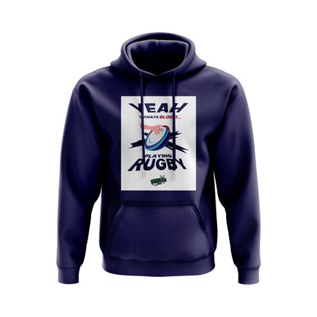 I Donate Blood Rugby Hoody (Navy/White)_0