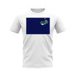 Rugby Ball Offside Line T-Shirt (White/Navy)_0