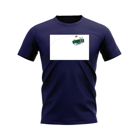 Rugby Ball Offside Line T-Shirt (Navy/White)_0