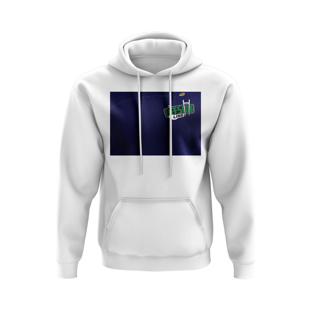 Rugby Ball Offside Line Hoody (White/Navy)_0
