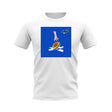 Scotland Rugby Ball Try T-shirt (White/Blue)_0