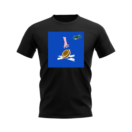 Scotland Rugby Ball Try T-shirt (Navy/Blue)_0