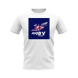 Eat, Sleep, Rugby Repeat T-Shirt - Version 2 (White/Navy)_0