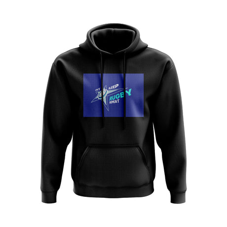 Eat, Sleep, Rugby Repeat Hoody - Version 1 (Black/Blue)_0