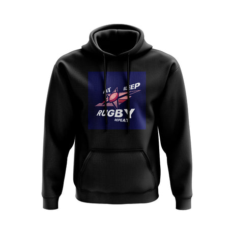 Eat, Sleep, Rugby Repeat Hoody - Version 2 (Black/Navy)_0