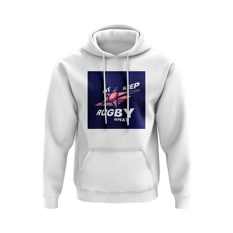 Eat, Sleep, Rugby Repeat Hoody - Version 2 (White/Navy)_0