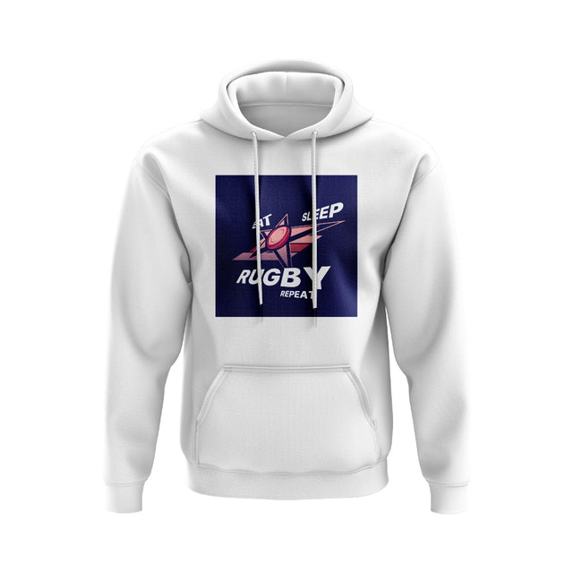Eat, Sleep, Rugby Repeat Hoody - Version 2 (White/Navy)_0