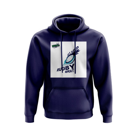 Eat, Sleep, Rugby Repeat Hoody - Version 3 (Navy/White)_0