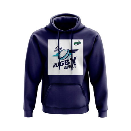 Eat, Sleep, Rugby Repeat Hoody - Version 5 (Navy/White)_0