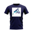 Eat, Sleep, Rugby Repeat T-Shirt - Version 6 (Navy/White)_0