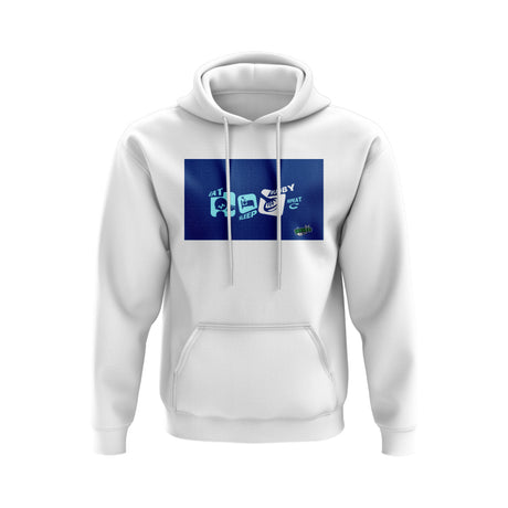 Eat, Sleep, Rugby Repeat Hoody - Version 9 (White/Blue)_0