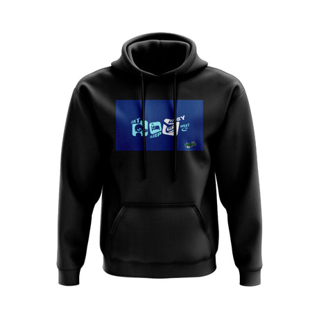 Eat, Sleep, Rugby Repeat Hoody - Version 9 (Black/Blue)_0