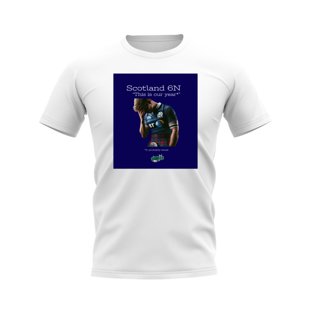 Scotland Our Year Rugby T-shirt - Version 1 (White/Navy)_0