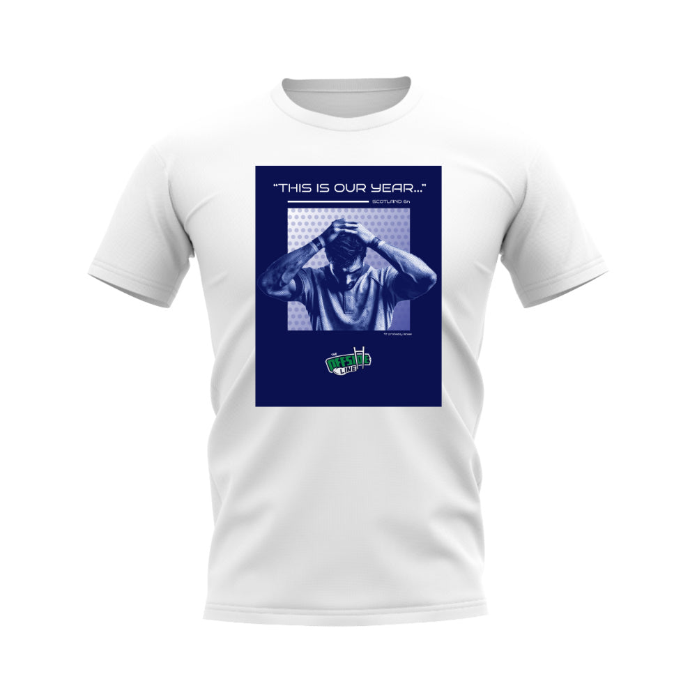 Scotland Our Year Rugby T-shirt - Version 2 (White/Blue)_0