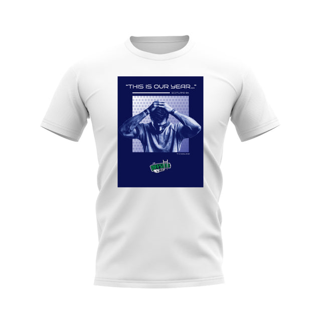 Scotland Our Year Rugby T-shirt - Version 2 (White/Blue)_0