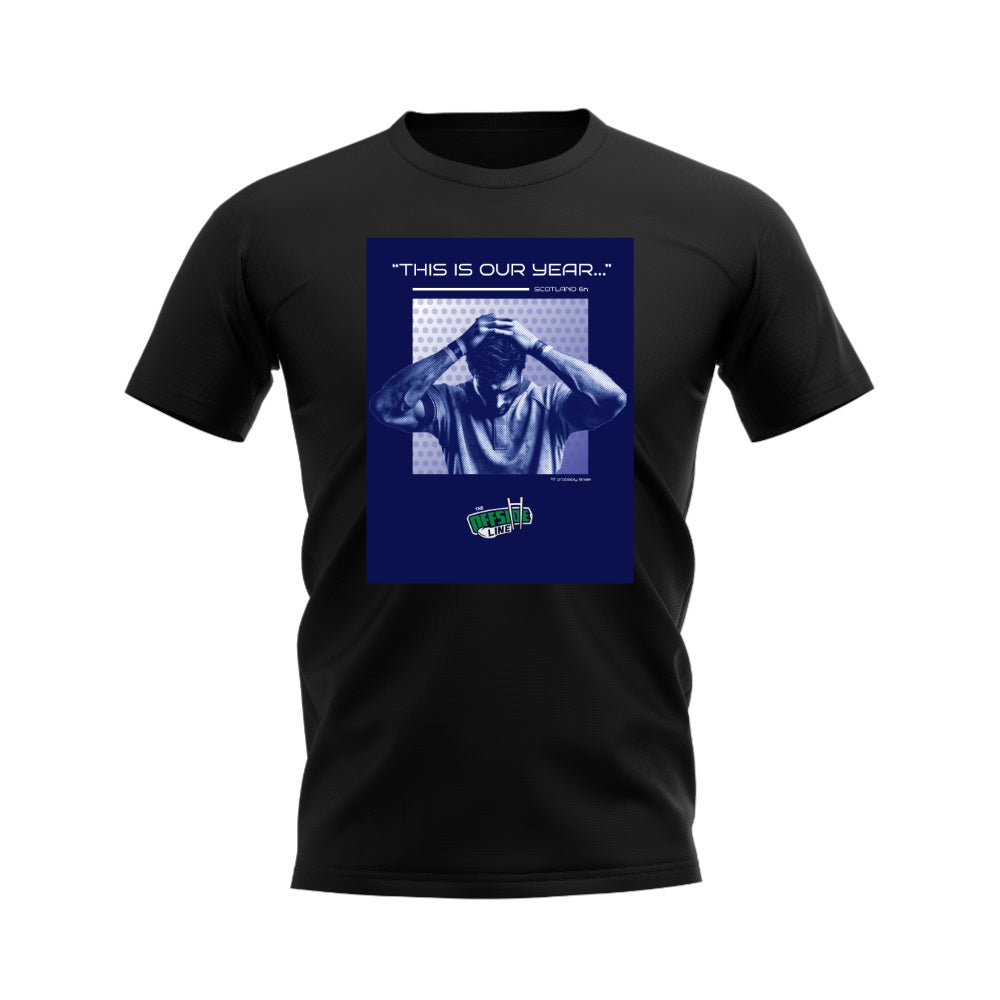 Scotland Our Year Rugby T-shirt - Version 2 (Black/Navy)_0