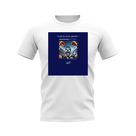 Scotland Our Year Rugby T-shirt - Version 3 (White/Navy)_0