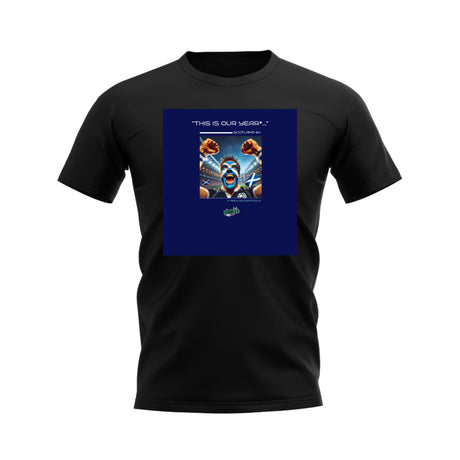 Scotland Our Year Rugby T-shirt - Version 3 (Black/Navy)_0