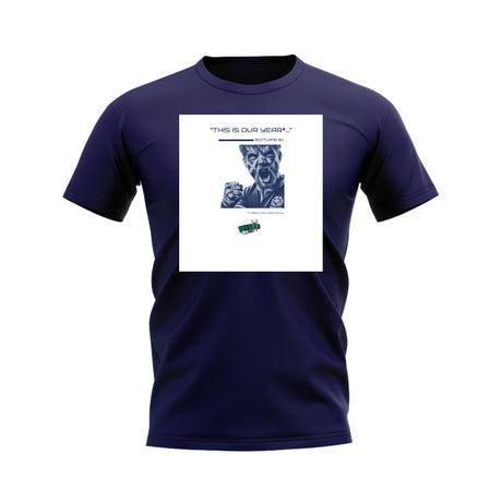 Scotland Our Year Rugby T-shirt - Version 5 (Navy/White)_0