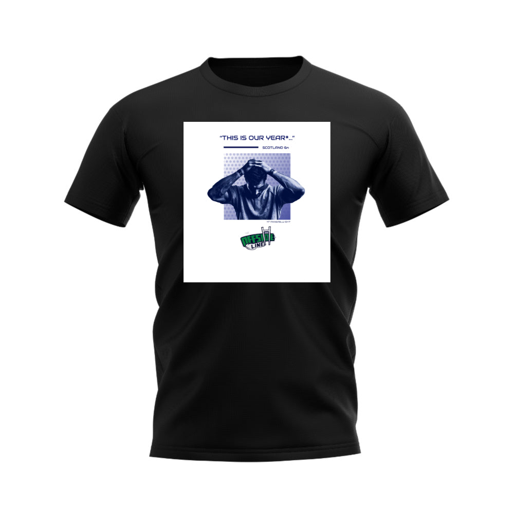 Scotland Our Year Rugby T-shirt - Version 7 (Black/White)_0
