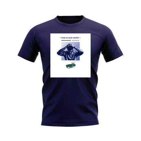 Scotland Our Year Rugby T-shirt - Version 7 (Navy/White)_0