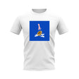 Scotland Rugby Try T-Shirt - Version 2 (White/Blue)_0