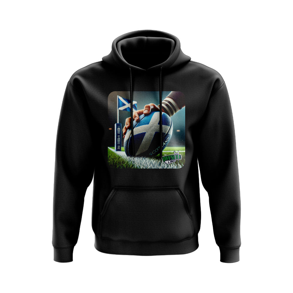 Scotland Rugby Try Hoody - Version 3 (Black)_0