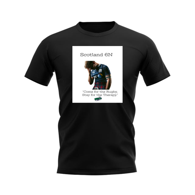 Scotland Therapy Rugby T-Shirt (Black)_0