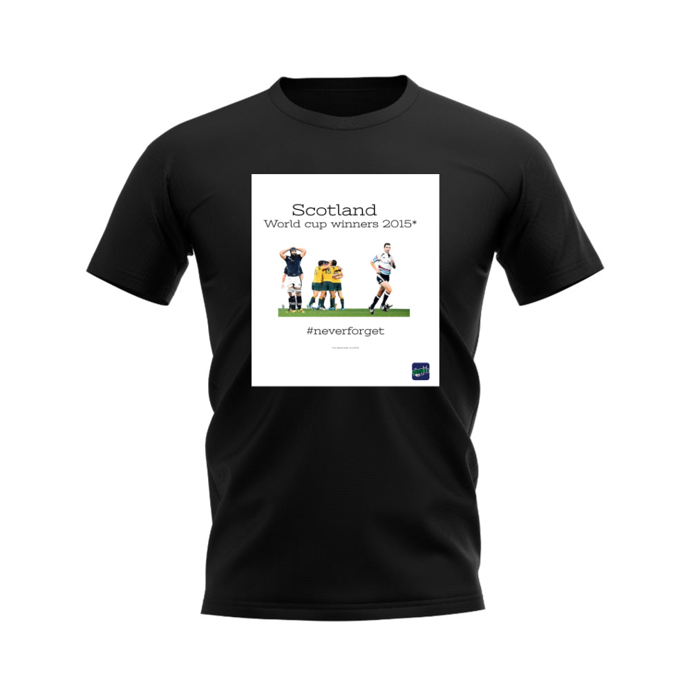 Scotland 2015 Rugby T-Shirt (Black/White)_0