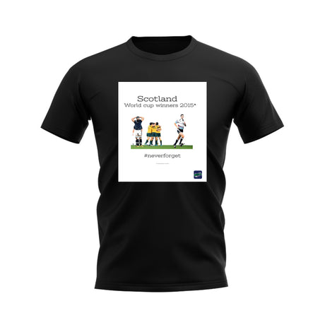 Scotland 2015 Rugby T-Shirt (Black/White)_0