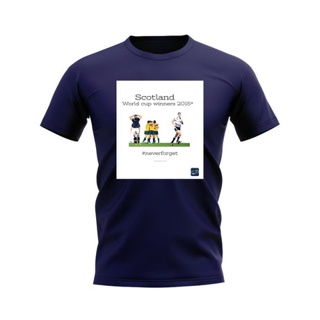 Scotland 2015 Rugby T-Shirt (Navy/White)_0