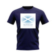 Scotland Offside Line T-Shirt (Navy/White)_0