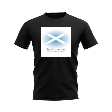 Scotland Offside Line T-Shirt (Black/White)_0