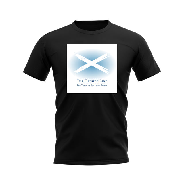 Scotland Offside Line T-Shirt (Black/White)_0