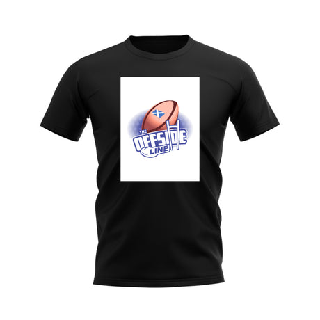Scotland Ball Offside Line T-Shirt (Navy/White)_0