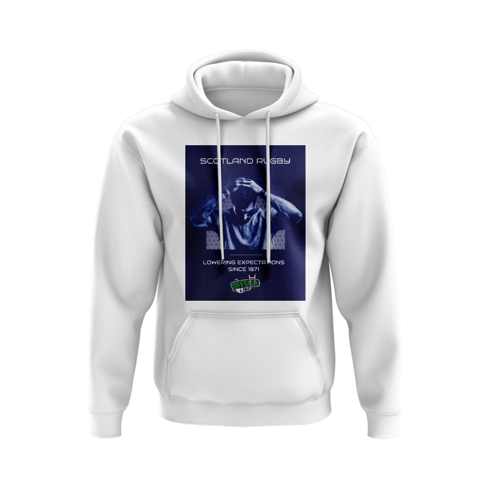 Scotland Expectations Rugby Hoody - Version 1 (White/Navy)_0