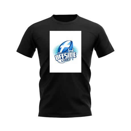 Scotland Offside Line Logo Rugby T-Shirt - Version 1 (Black/White)_0
