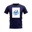 Scotland Offside Line Logo Rugby T-Shirt - Version 1 (Navy/White)_0