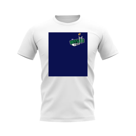 Scotland Offside Line Logo Rugby T-Shirt - Version 3 (White/Blue)_0