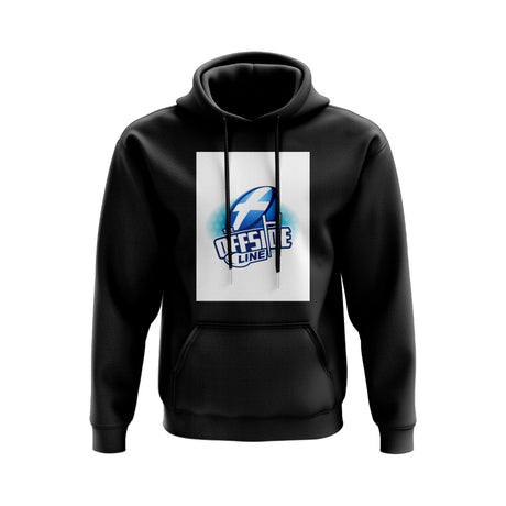Scotland Offside Line Logo Rugby Hoody - Version 1 (Black/White)_0