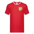 British and Irish Lions Ringer T-Shirt (Red)_0