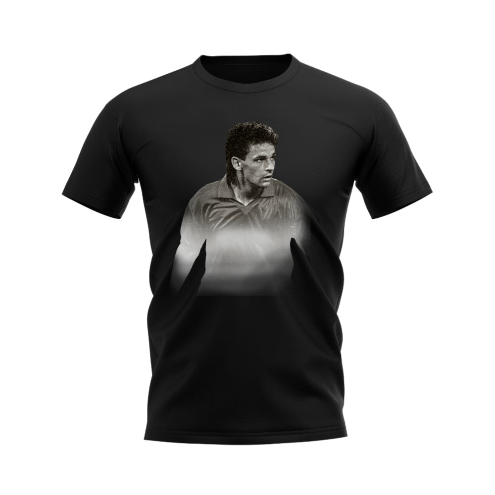 Roberto Baggio Italy Legend T-Shirt (Black)_0