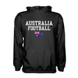 Australia Football Hoodie - Black_0
