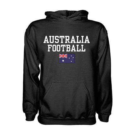 Australia Football Hoodie - Black_0
