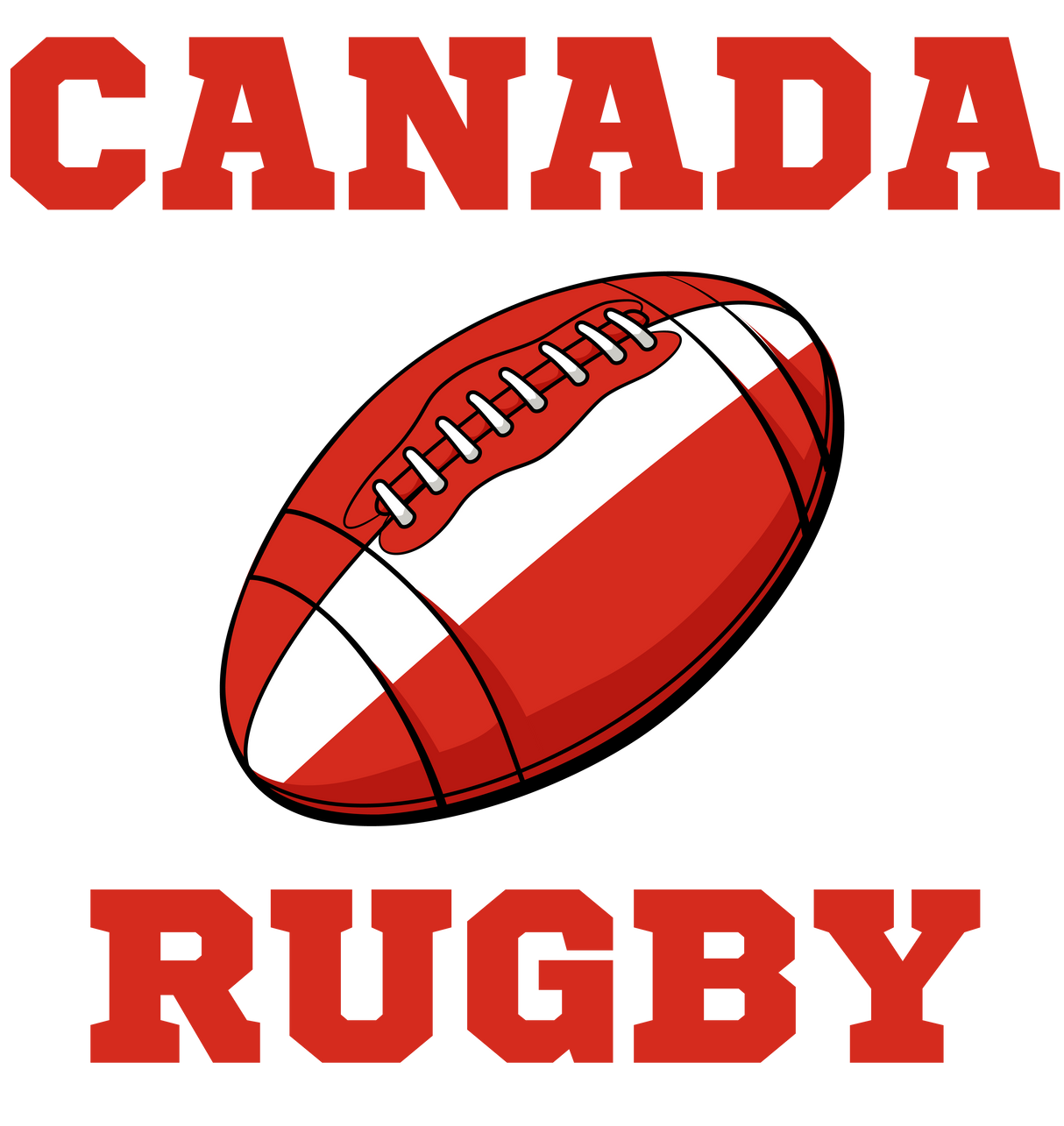 Canada Rugby Ball Sweatshirt (White)_1