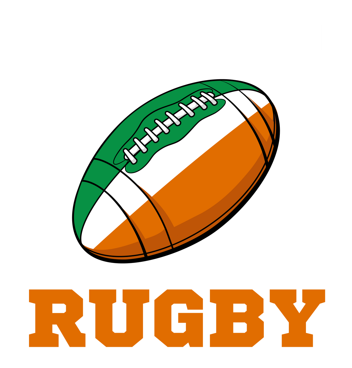 Ireland Rugby Ball T-Shirt (Green) - Ladies_1