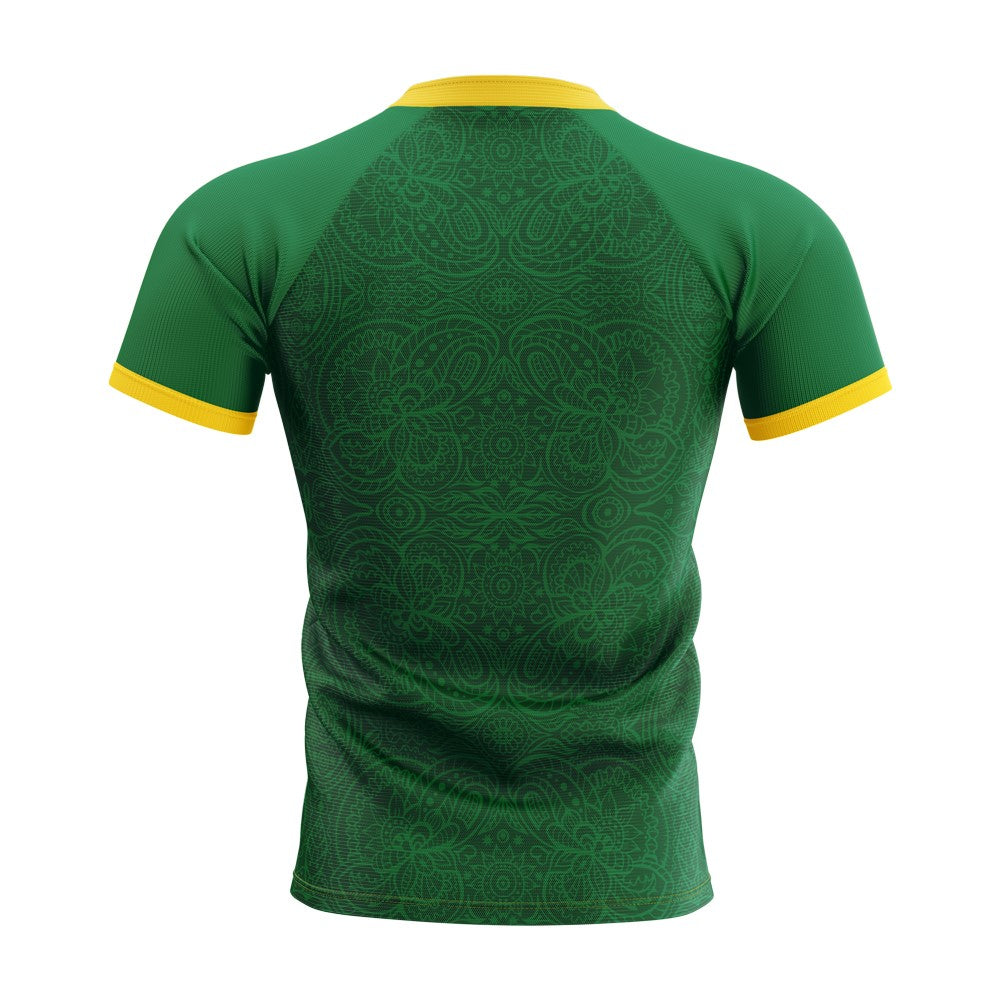  2025-2026 Springboks South Africa Home Rugby Shirt Little Boys_1