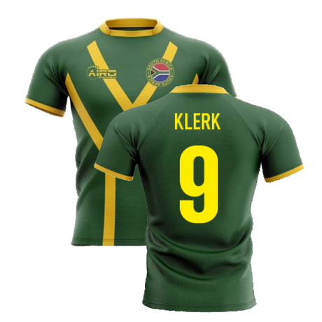 2025-2026 South Africa Springboks Flag Concept Rugby Shirt (Klerk 9)_4